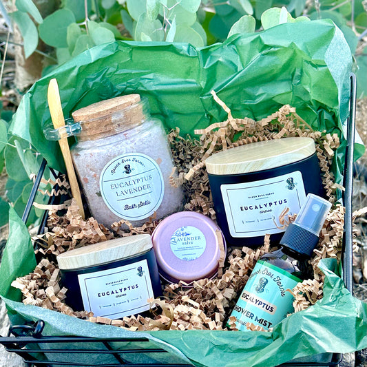 A collection of our products at Ranch Eros Farms.